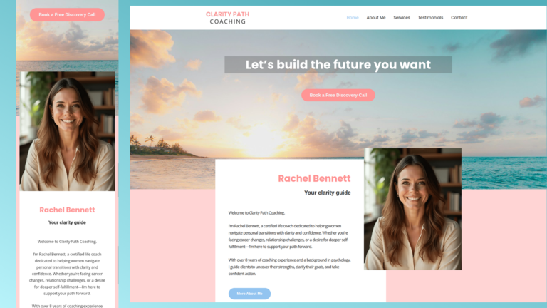 Life Coach Website